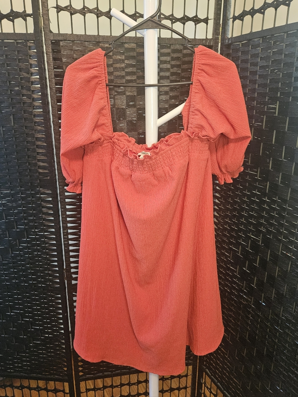 Sugarlips Puff-Sleeve Mini Dress